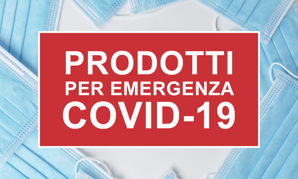 Prodotti per emergenza Covid-19