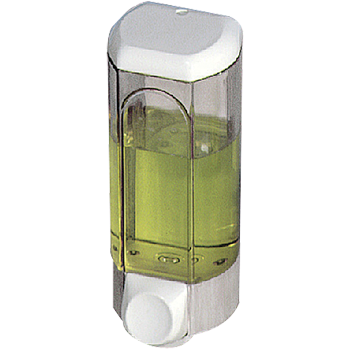 Dispenser trasparente con bottone