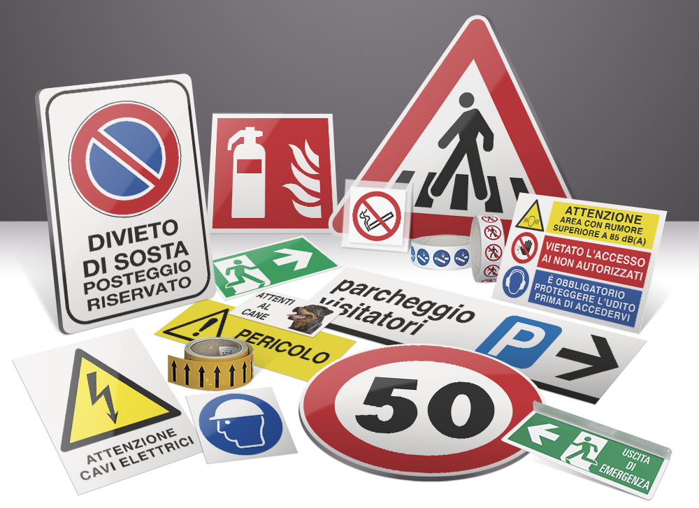 Cartelli Segnalatori  Produzione e vendita di segnaletica stradale,  segnaletica di sicurezza e segnaletica aziendale