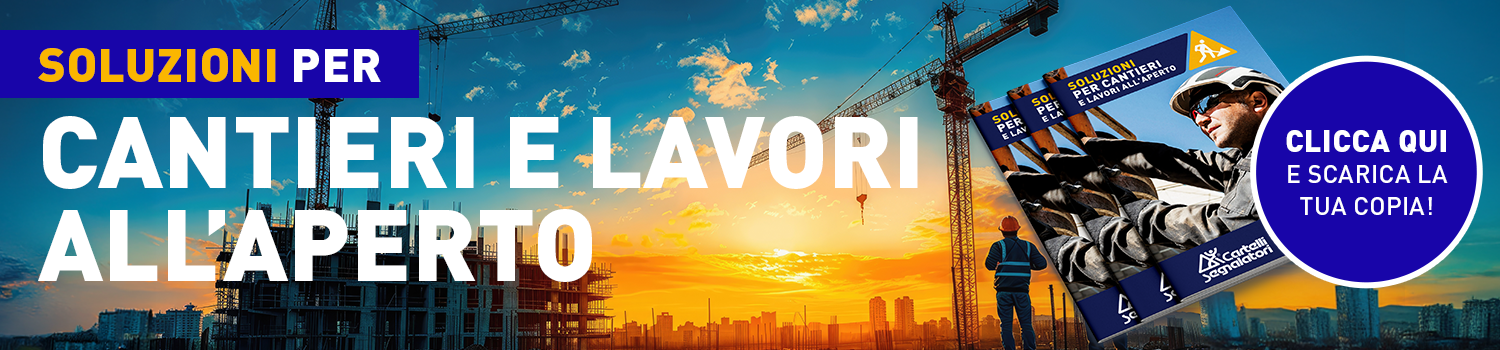Brochure cantieri e lavori all'aperto