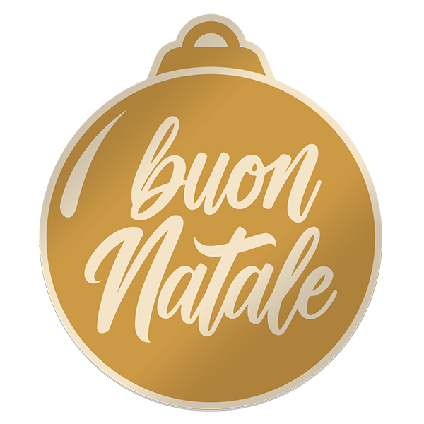 Cartello Palla decorativa Buon Natale