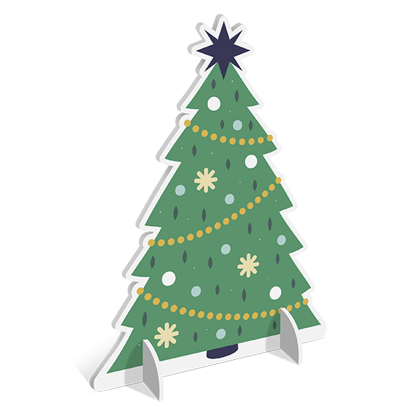 Segnale Sagomato Albero di Natale
