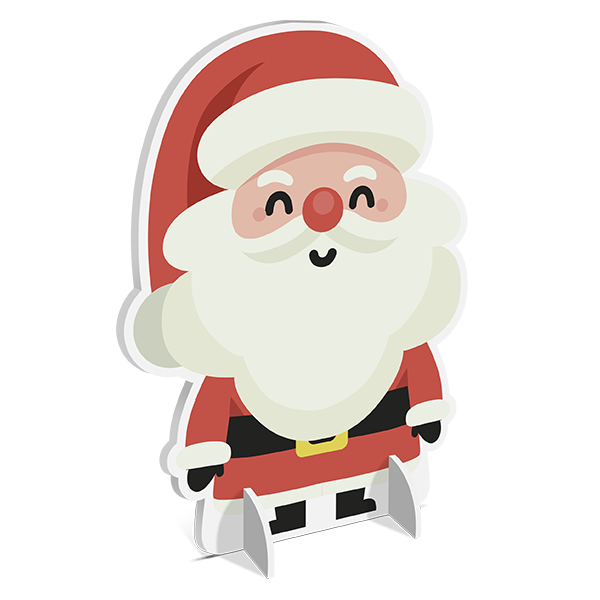 Segnale Sagomato Babbo Natale