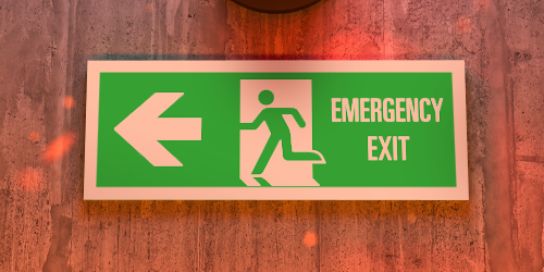 Segnaletica di emergenza in lingua straniera