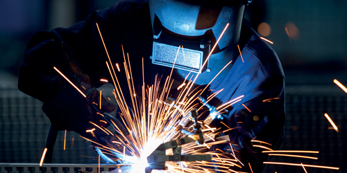 Protezione per la saldatura