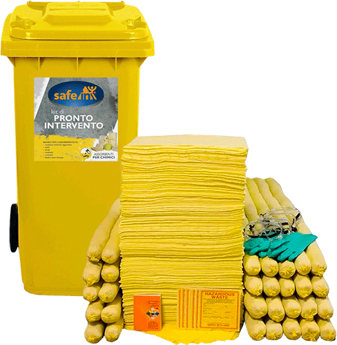 Kit Bidone Carrellato Chimici