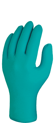 Guanto Teal in nitrile monouso GLE531