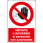Cartello Di Avvertenza Per Il Personale Autorizzato Cartello Riservato Ai Soli Dipendenti Autorizzati Per L Area Riservata 69666787