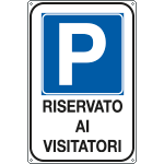 Cartello Parcheggio Riservato Ospiti – 20x30 Cm, Plastica Resistente, Per Esterni E Interni, Segnale Di Avviso Con Ventosa - 4