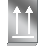 Symbol LD37P LetteraP - Plastica dorata adesiva - Altezza 37 mm