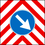 Cartello Doccia di emergenza - B - Alluminio 160x160 mm