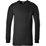 Maglia Termica Uomo PRS PRO 13 Manica Lunga – Seamless, Traspirante, Girocollo, Asciugatura Rapida, Per Running E Sport, Nero/giallo